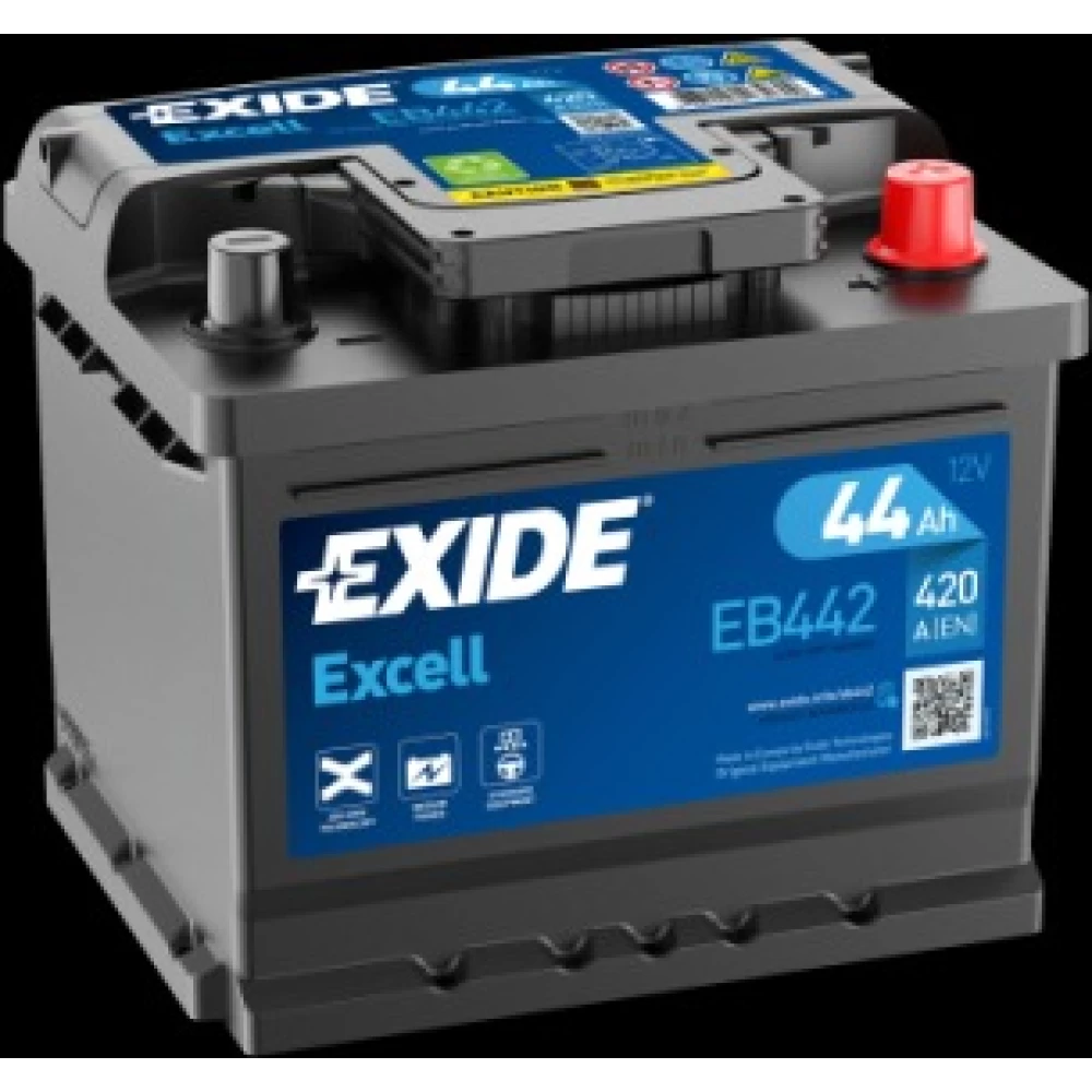 Μπαταρία Αυτοκινήτου 44Ah 420A EXIDE EXCELL EB442