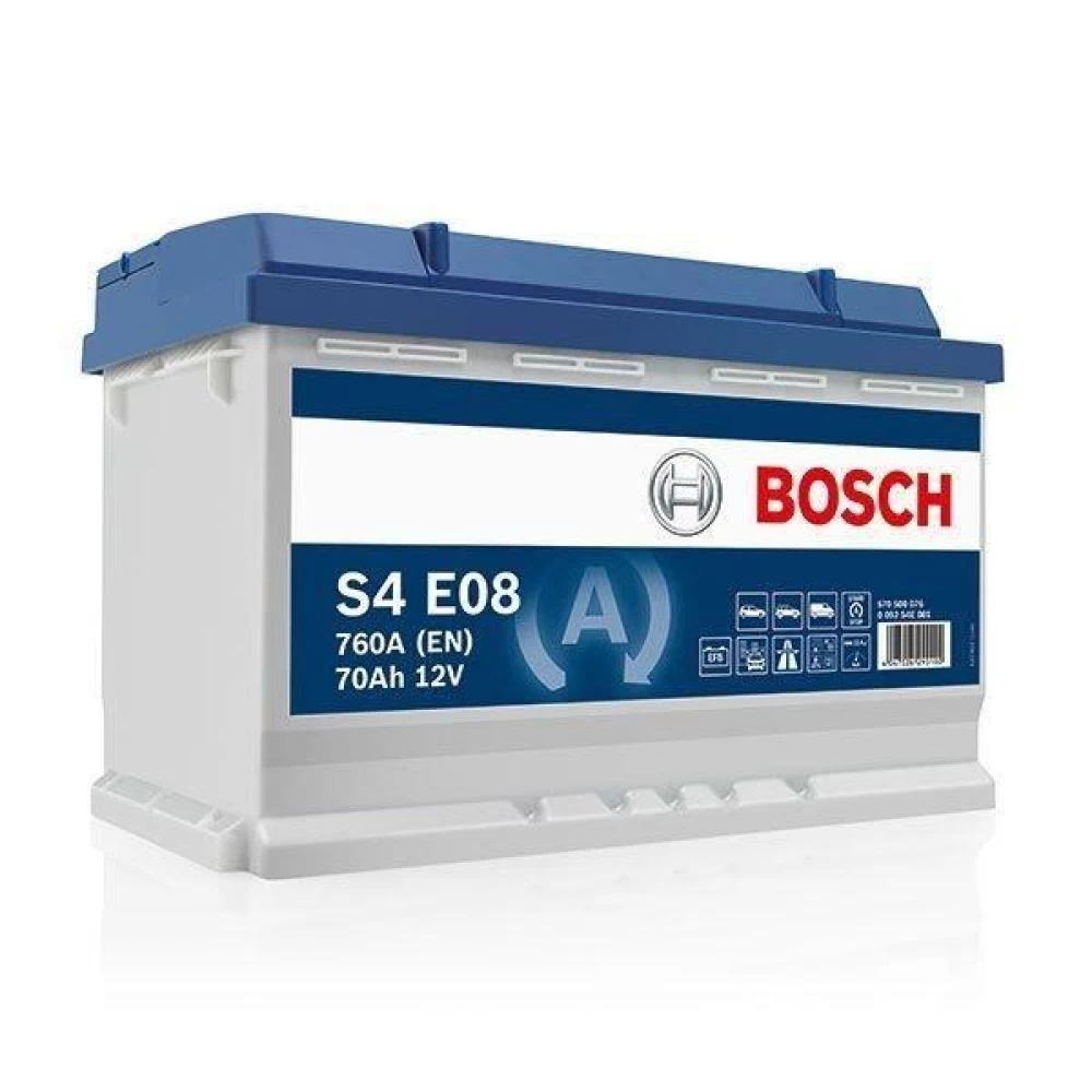 Μπαταρία Αυτοκινήτου 70Ah 760A BOSCH S4Ε08 ΕFB