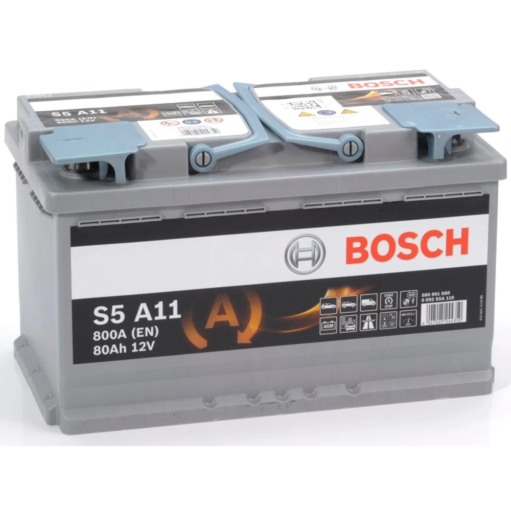 Μπαταρία Αυτοκινήτου 80Ah 800A BOSCH S5A11 AGM