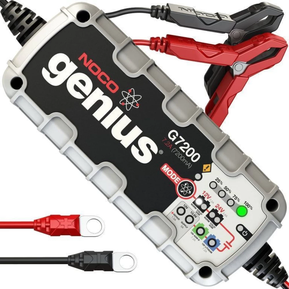 Φορτιστής/Συντηρητής Noco Genius G7200 12V & 24V 7.2A 