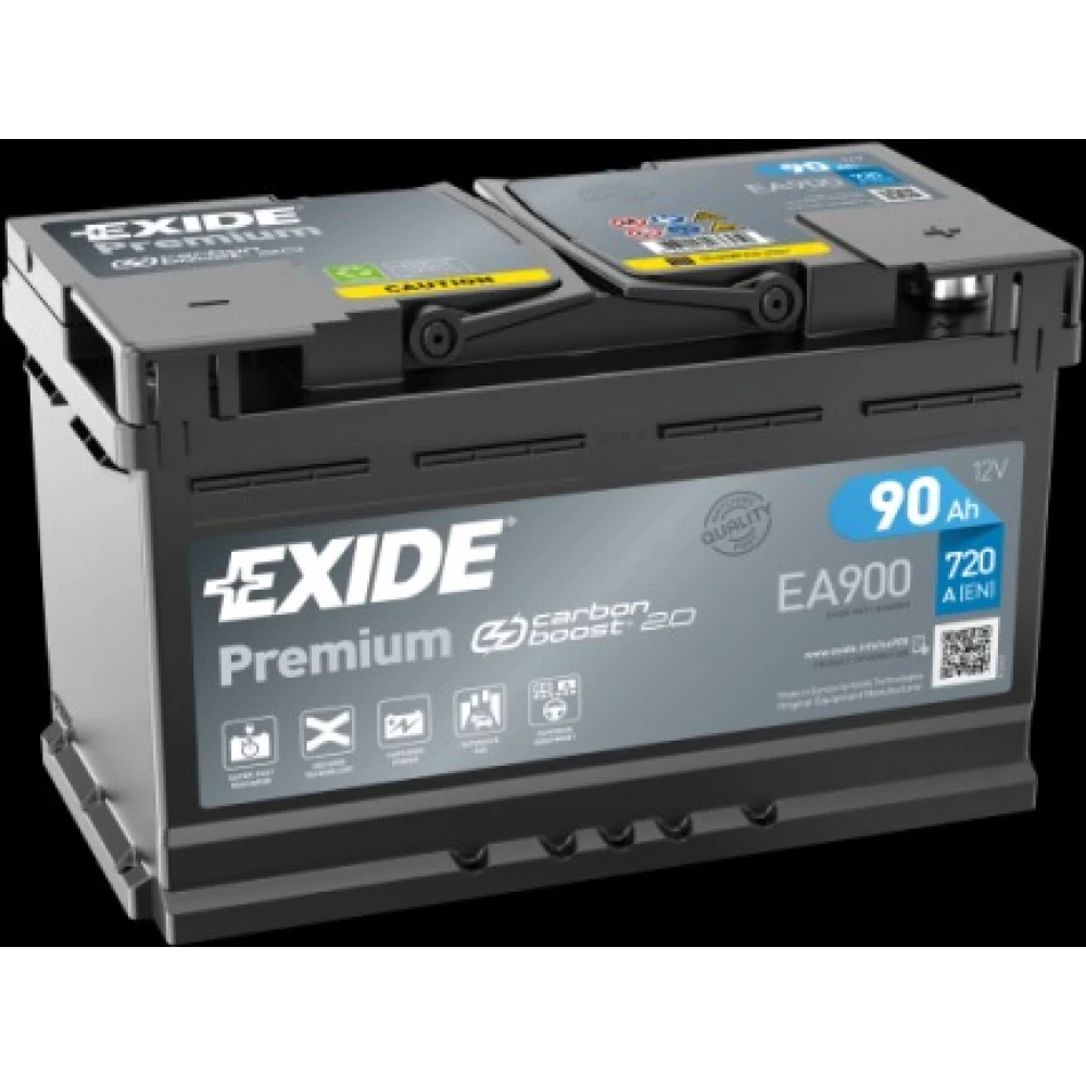 Μπαταρία Αυτοκινήτου 90Ah 720A EXIDE PREMIUM EA900