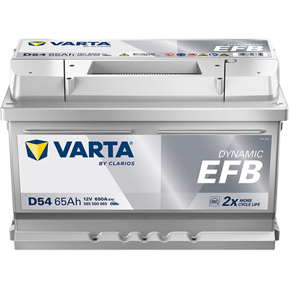 Μπαταρία αυτοκινήτου D54 VARTA 65Ah 650A Blue Dynamic EFB Start & Stop 