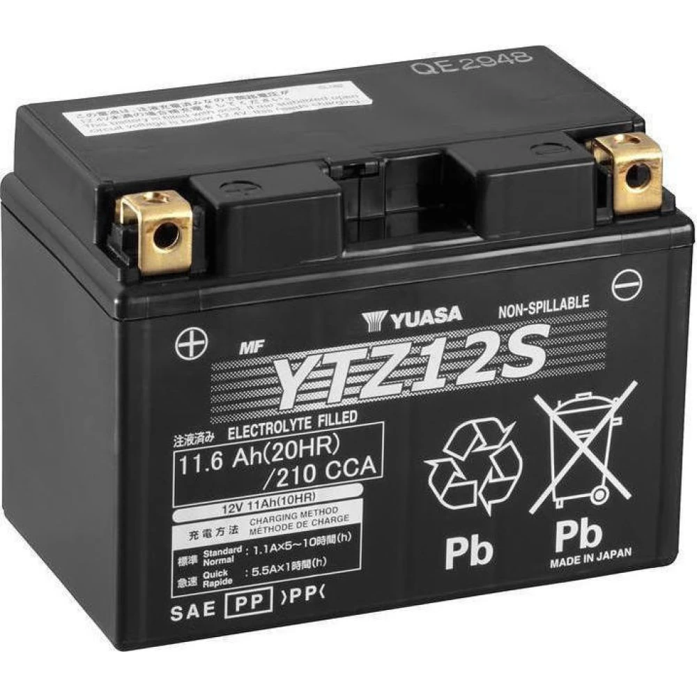 YTZ12S Μπαταρία Μοτοσυκλέτας YUASA GEL Made In Japan 11.6Ah
