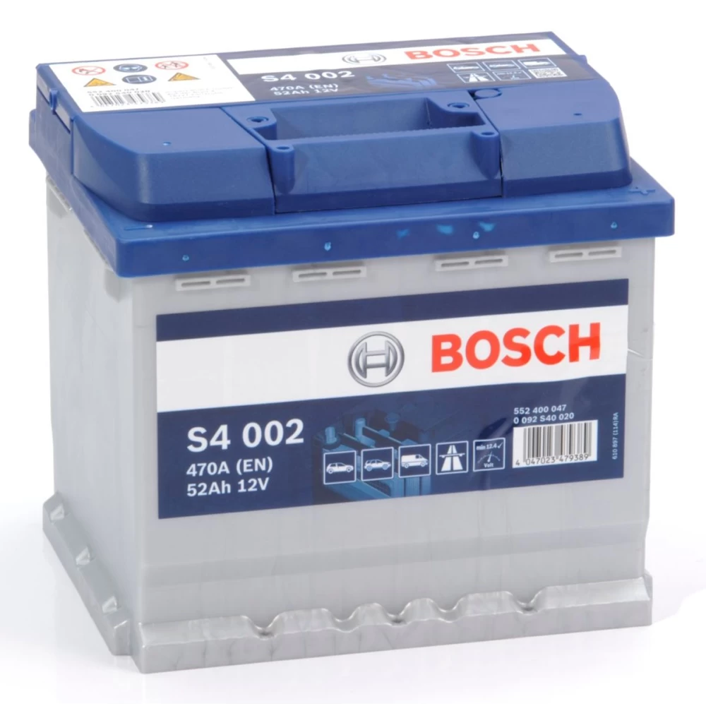 Μπαταρία Αυτοκινήτου 52Ah 470A BOSCH S4002